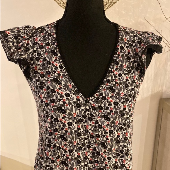 Zadig & Voltare Floral V-Neck Dress size XS - Picture 3 of 6